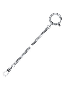 Łańcuszek do zegarka kieszonkowego T657047658 srebrny kolor