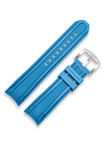 Gumowy pasek do zegarka Venezianico szerokość 22 mm błękitny, jasnoniebieski