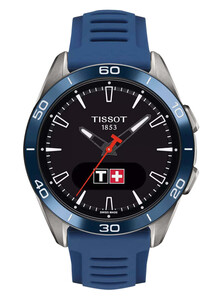 Męski zegarek Tissot na pasku silikonowym