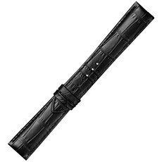 Czarny pasek do zegarka Tissot 21 mm w długości XL