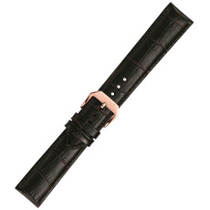 Pasek Certina C600021030 w kolorze brązowym ze złoconą klamerką, szerokość 20 mm