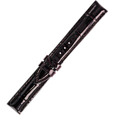 Brązowy, lakierowany pasek C610021649 bez zapięcia do zegarków damskich Certina DS Action Lady