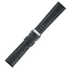 Szary pasek Tissot T852.045.750 z zapięciem motylkowym.