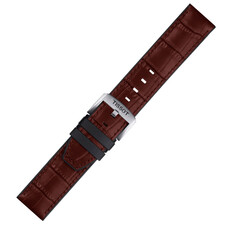 Wodoodporny pasek skórzany z gumowym spodem Tissot T852.046.767