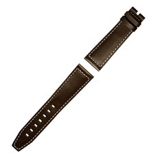 Brązowy pasek do zegarka Longines 22 mm