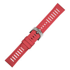 Czerwony silikonowy, gumowy pasek do zegarka Tissot T852.049.247