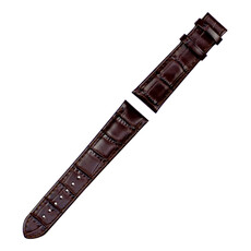 Brązowy pasek Certina C610015781 bez zapięcia.