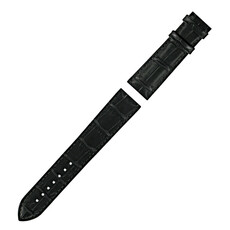 Czarny pasek do zegarka Certina 20 mm