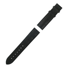 Długi pasek Tissot w kolorze czarnym XL o szerokości 19 mm