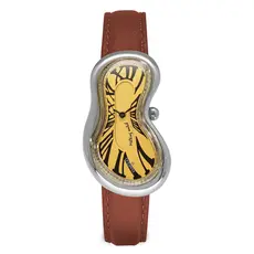 Topniejący zegarek Exaequo Melting Watch Silver Yellow