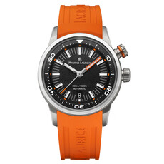 Zegarek nurkowy Maurice Lacroix na pomarańczowym pasku gumowym