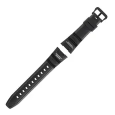 Gumowy pasek do zegarka Casio, kolor czarny