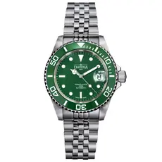 Zegarek nurkowy Davosa Ternos Ceramic 161.555.07W z zieloną tarczą
