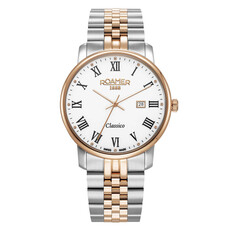 Męski zegarek Roamer bicolor na bransolecie