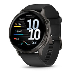 Smartwatch męski Garmin Venu 4 45 mm w kolorze czarnym