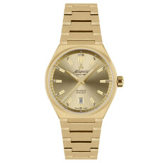 Zegarek damski Atlantic Seawave w kolorze złotym na bransolecie