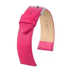 Pasek Hirsch Viazza różowy, Wersja: różowa, Szerokość paska: 16, Szerokość przy klamerce: 14 