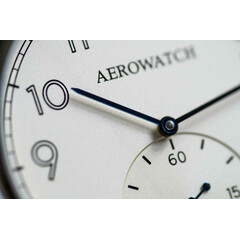 Aerowatch Renaissance Big Date 39982 AA10 niebieska wskazówka