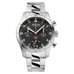 Alpina AL-372BW4S26B zegarek lotniczy z chronografem