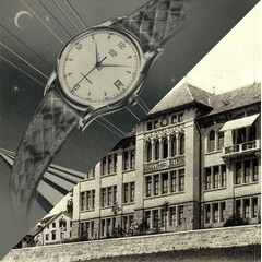 Mechaniczny zegarek retro Auguste Reymond Heritage 1898 A
