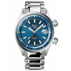 Zegarek męski Ball do nurkowania z niebieską tarczą