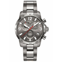 tytanowy zegarek męski Certina z chronografem i czasem GMT