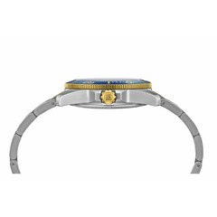 Koperta ze złoconymi elementami w zegarku Certina C032.807.22.041.10 DS Action Diver Sea Turtle Conservancy Special Edition