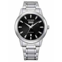Klasyczny zegarek Citizen AW0100-86EE z czarną tarczą