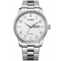 Elegancki zegarek Citizen Eco-Drive z białą tarczą
