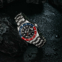 Zegarek do pływania Davosa Ternos Ceramic GMT Automatic 161.590.60