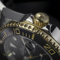 Zakręcana koronka w zegarku Davosa Ternos Medium Automatic 166.197.50