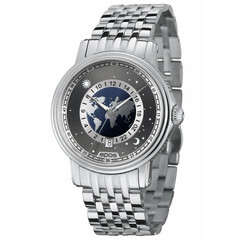 Zegarek Epos Emotion Globe 3390.302.20.54.30 z bransoletą stalową.