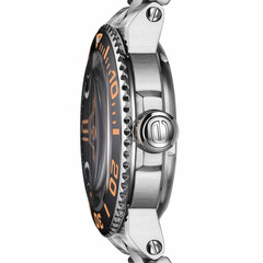 Koperta zegarka Epos Sportive Diver Day Date 3441 z błyszczącym pierścieniem ceramicznym