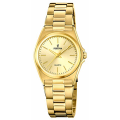 Złoty zegarek damski na bransolecie Festina