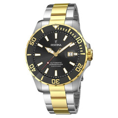 Festina Automatic F20532/2 zegarek męski do nurkowania ze szkłem szafirowym.