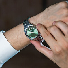 Zegarek damski z zieloną tarczą Festina Ladies Boyfriend