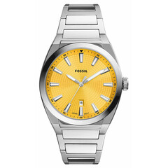 Zegarek męski z żółtą tarczą Fossil Yellow
