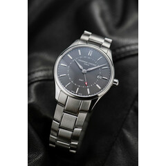 Frederique Constant Classics Quartz GMT FC-252DGS5B6B zegarek klasyczny