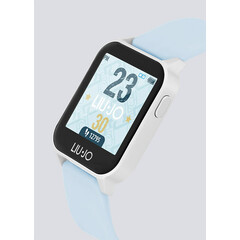Modny zegarek dotykowy na błękitnym pasku Liu Jo SWLJ015.