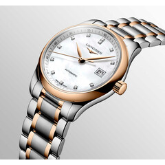 Longines Master Collection L2.257.5.89.7 zegarek z tarczą z masy perłowej