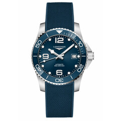 Nurkowy zegarek Longines HydroConquest Automatic L3.780.4.96.9 z niebieską tarczą