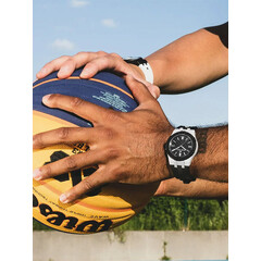 Sportowy zegarek męski na pasku gumowym Maurice Lacroix Aikon