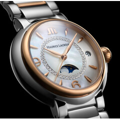 Maurice Lacroix Fiaba Moonphase FA1084-PVP13-150-1 zegarek damski z diamentami.