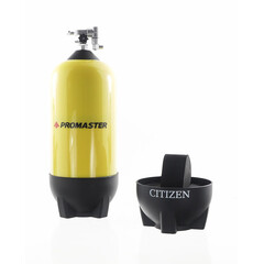 Specjalne pudełko Citizen w formie butli do nurkowania