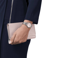 Tissot Carson Premium Lady T122.210.11.159.00 zegarek damski z kamieniami szlachetnymi.