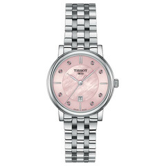 Tissot Carson Premium Lady T122.210.11.159.00 zegarek damski z masą perłową.