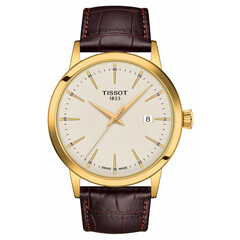 Pozłacany zegarek męski Tissot T-Classic Gent