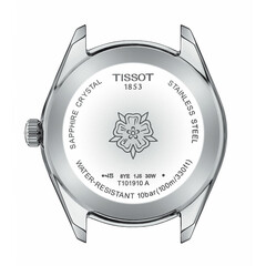 Dekiel zegarka Tissot PR 100 Sport Chic Lady z miejscem na grawerunek