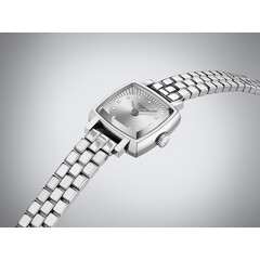 Srebrny zegarek damski na bransolecie Tissot