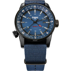 Traser P68 Pathfinder GMT Blue 109034 zegarek męski